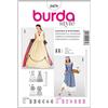 burdastyle Burda B2479 - Cartamodello per Realizzare Vestito da imperatrice e da lavandaia, Taglie Varie, 19 x 13 cm