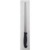 Ristosubito Coltello per prociutto stretto Lama in acciaio inossidabile temperato AISI 420 Manico in gomma antiscivolo Lavabile in lavastoviglie Lama Cm 30Modello CL11095