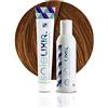 Pop Italy Soielixir Tinta Permanente per Capelli in crema SENZA Resorcina, Parafenilendiammina e Ammoniaca 93 Colori - 100 ml - (Pack Tinta + Ossigeno 10 vol. - 8/43 Biondo Chiaro Rame Dorato)