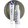 Pop Italy Soielixir Tinta Permanente per Capelli in crema SENZA Resorcina, Parafenilendiammina e Ammoniaca 93 Colori - 100 ml - (Pack Tinta + Ossigeno 30 vol. - 8/11 Biondo Chiaro Cenere Intenso)
