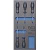 BGS 4076 | Modulo per carrelli portautensili 1/3: cacciavite profilo a T (per Torx) | 5 pz.