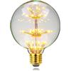 TIANFAN Lampadina Led Vintage RGB Fuochi D'artificio Lampadina Edison 3W 220/240V E27 Decorativa Fuochi d'artificio (G95)