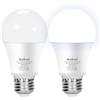 Boxlood Lampadine con Sensore Crepuscolare E27 Auto On/Off 9W Bianco Freddo 6000K Equivalenti a 60W per Veranda Giardino Porta d'ingresso Corridoio 2 Pezzis