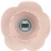 Béaba, Termometro da Bagno Lotus, Digitale, Multifunzione, Misurazione della Temperatura della Stanza e del Bagno, a Forma di Fiore Giocattolo, Old Pink