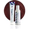 Pop Italy Soielixir Tinta Permanente per Capelli in crema SENZA Resorcina, Parafenilendiammina e Ammoniaca 93 Colori - 100 ml - (Pack Tinta + Ossigeno 20 vol. - 7/66 Biondo Medio Rosso Intenso)