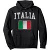 Italia Italian Gifts Men Women Kids Yout Vintage Italia Bandiera Italia Italia Italiano Felpa con Cappuccio