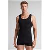 Intimissimi Canotta A Costine In Cotone Superior Nero