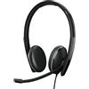 EPOS Cuffie Epos Adapt 165T Usb-C II Stereo Cavo in bundle Nero [1000906]