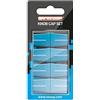 Reloop Knob Cap Set blue - 8 tappi per manopole, Rivestimento in gomma per una presa sicura, Compatibile con la maggior parte dei mixer e controller per DJ, blu