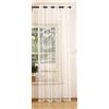 Gardinenbox Tenda 20352 monocolore, a rete traforata, con occhielli, Poliestere, naturale, 245 x 140 cm