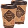 Tazza termica da caffè riutilizzabile 500 ml tazza termica grande con coperchio per trasportare Eco-Friendly bicchiere caffè con coperchio in sughero per ufficio viaggio 