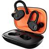 Skullcandy Push Active Auricolari Wireless In-Ear con Skull-iQ e Microfono, 43 Ore di Autonomia, Connessione ad Alexa, Compatibili con Dispositivi Bluetooth - Nero