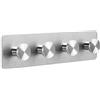 Ambrosya® | Scaldasalviette autoadesivo esclusivo in acciaio inox | Asciugamano Gancio Appendiabiti (Acciaio inossidabile (Spazzolato), 1 x 4)