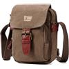Troop London Borsello a tracolla Troop London Classic Canvas Brown TRP 213