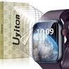 Uyiton [8 Pezzi] Compatibile per Apple Watch Series 8/7 45mm Pellicola Protettiva dello Schermo TPU (Senza Vetro), Grado Militare per Smartwatch iWatch, Senza Bolle, Ultra Sottile