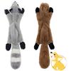 Hotype Giochi con Squeak per Cani 2 Pacchi, Non Imbottiti, in Peluche, Sicuri e Non Tossici, Giocattoli per Cuccioli da Masticare, Adatto a Cani di Piccola e Media Taglia — Scoiattolo e Procione