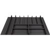 ELLETIPI 1954 Elletipi Wood line PLA O50090 Line Portaposate per Cassetto in MDF Nobilitato Grigio Orione modulo90 472 x 784 h 5