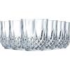 Cristal D'arques Paris Collezione Longchamp - 6 bicchieri bassi da 32 cl, in Kwarx, lucidi, trasparenza e resistenza