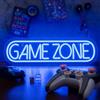 Wanxing Zona di gioco Neon Signs il giocatore ha guidato Neon Light Game Zone Neon Sign for Game Room Decor, Area di gioco, Man Cave,Pub, Gift for, Friends, Boys (Blue)