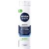 NIVEA MEN Gel da barba Sensitive in confezione da 6 (6 x 200 ml), gel da barba per una rasatura liscia e delicata, gel da barba delicato per uomo