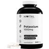 HIVITAL foods Potassio puro 1000 mg da citrato di potassio. 240 capsule vegane.