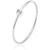 Elli Anello con Cristallo Swarovski da Donna, in Argento 925, Misura 50