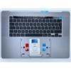 Apple 🇮🇹 Top case Tastiera Keyboard Macbook pro 16 touch bar A2141 2019 Space Gray