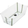 Stokke Flexi Bath Vaschetta Verde Trasparente con Tappo Termosensibile