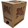 Weboxes Bag in box vino da 5 Lt. 18,8 x 12,9 x 25cm (LxPxH) Confezione da 10 pezzi (sacca interna non presente)