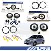 ALPINE SXE1750S + SXE1725S Casse Altoparlanti Ant+Post per LANCIA YPSILON 03>11