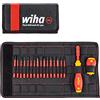Wiha Juego de destornilladores y bits slimVario® 2831 T16 SET 16-tlg slimVario; TASCHE