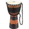 Meinl Percussion ADJ3-M+BAG - Djembe, collezione Earth Rhythm, misura media (10/25,4 cm), custodia inclusa, colore: Marrone