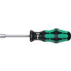 Wera 05029463001 395 Ho Giravite-Chiave A Bussola Esagonale, 7.0 X 90 Mm, Nero Verde