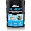 ARKA Sili-Out 2 1000 ml - elimina silicato, fosfato e tannini in acquario dolce o marino - granulato ad alta resa, pH-stabile - zero metalli pesanti - con filtro incluso