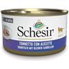 Schesir, Cibo Umido per Gatti Adulti al Gusto Tonnetto con Alicette, in Morbida Gelatina - Totale 2 kg (24 Lattine Monodose da 85G)