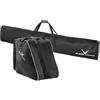 Black Crevice Borsa per sci e scarponi da sci, 43 x 27 5 cm, nero/giallo