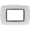 ELETTROCANALI Placca Mylife 3 moduli bianca - ECL2983WH