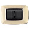 ELETTROCANALI Placca Mylife 3 moduli avorio - ECL2983A