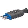 GEWISS Spina mobile diritta standard 2P+T 10A - GW28004