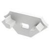 LED LABS - LUMINES Tappo per profilo C bianco con foro - 12-0041-00
