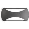 GEA LUCE S.R.L. APPLIQUE BIEMISSIONE ANTRACITE - GPL253