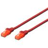 LINK - DIGITUS Cavo patch CAT.6 U-UTP,LSZH-0,5m-rosso - DK1617005R