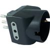 ELECTRALINE Adattatore triplo 1 schuko + 2 10A - 71921