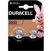DURACELL Batteria 2032 a bottone 3V - blister 2 - CR2032 B2