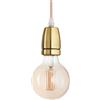 GEA LUCE S.R.L. Sospensione portalampada E27 ottone - GSO082