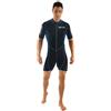 Seacsub Look Man 2.5 Mm Short Sleeve Wetsuit Blu,Nero S