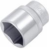 Hazet 880-22 Inserto per Chiave a Bussola Esagonale, Argento, Attacco Quadro, Cavo, 10 mm 3/8 di Pollice