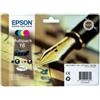 Epson C13T16264012 - EPSON 16 CF.4 CARTUCCE CMYK [3X3,1ML+5,4ML]