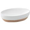 Gedy Ilary Portasapone, Ceramica, Bianco, 9,5 x 13 x 3