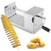 Patatine Fritte, CUGLB Affetta Taglia Patate Fritte in Acciaio Inox Potato  Chipper con 2 lame Intercambiabili per Fare Chips con Base di fondo  aspirazione rotonda : : Casa e cucina